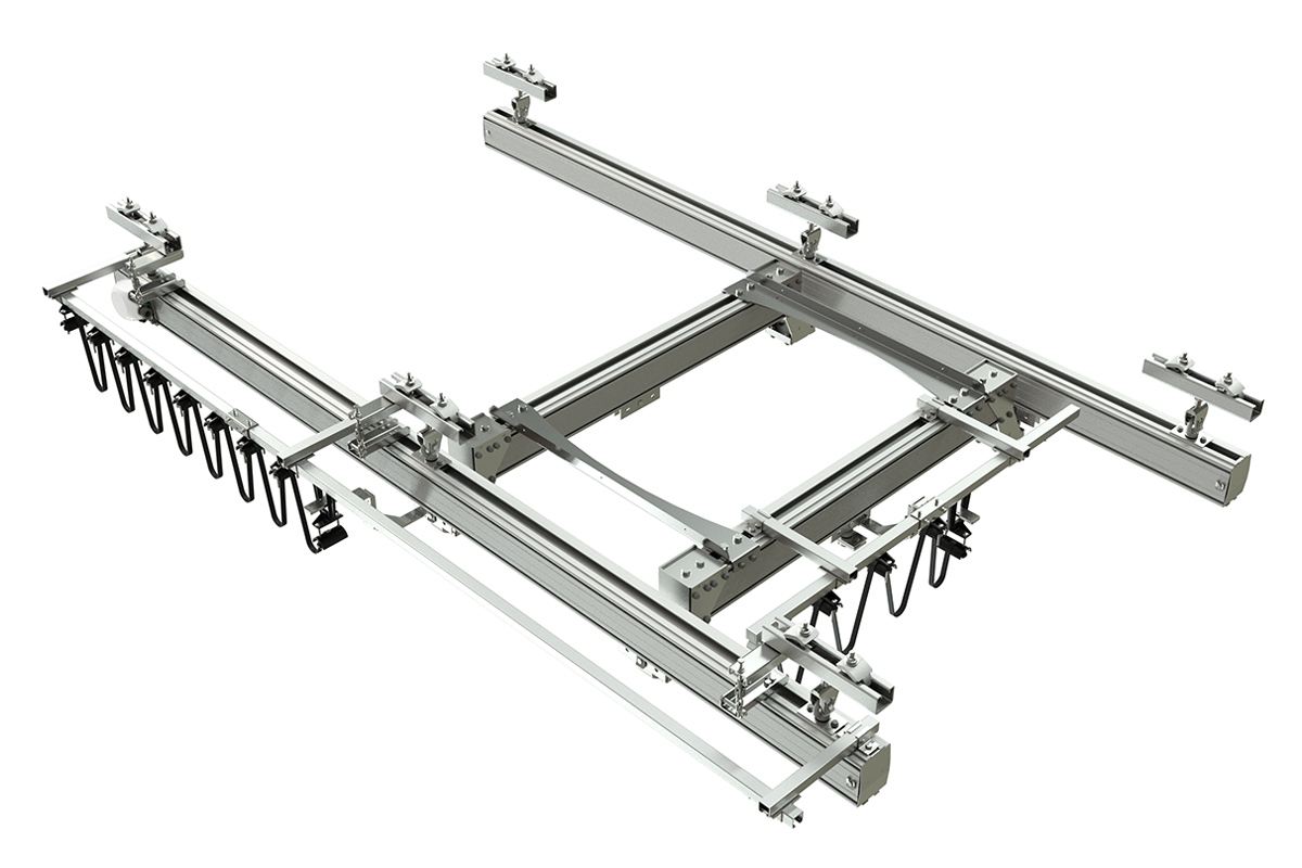 Lättraverssystem i aluminium Mechrail från Movomech